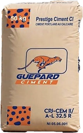 Sac de ciment Guépard CPJ 32.5R de 50 kg