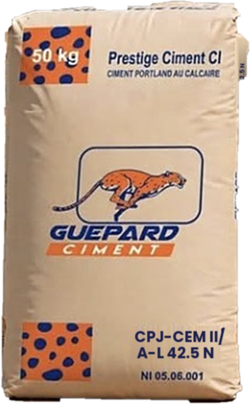 Sac de ciment Guépard CPJ 42.5N de 50 kg